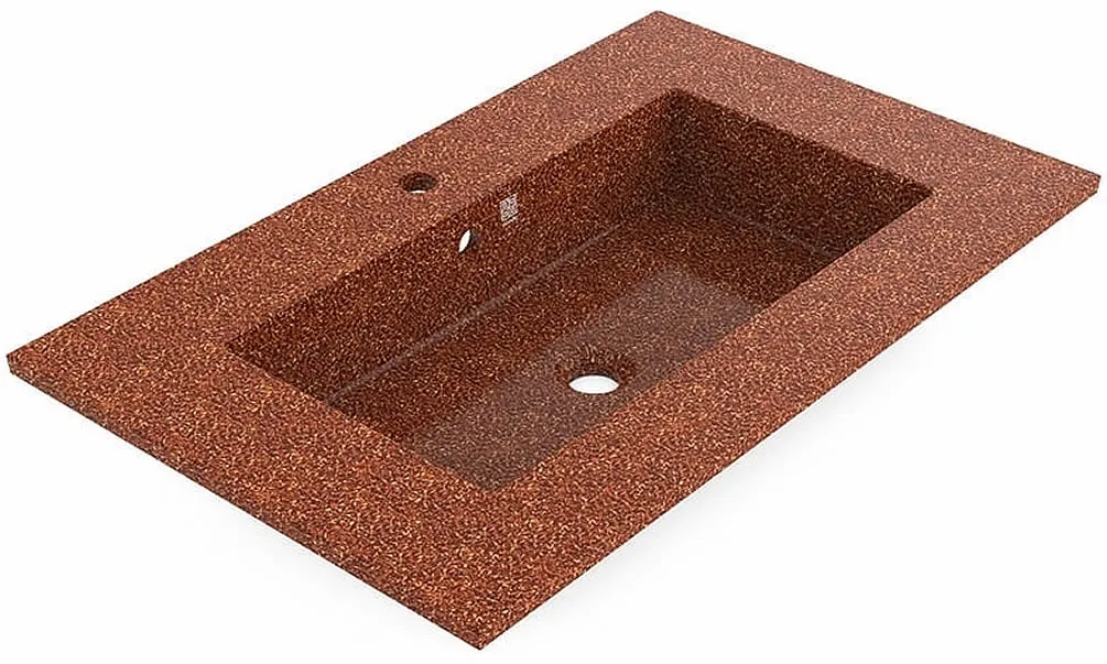 Woodio Unit80 Drop-In Integreated Sink / Vanity Top
