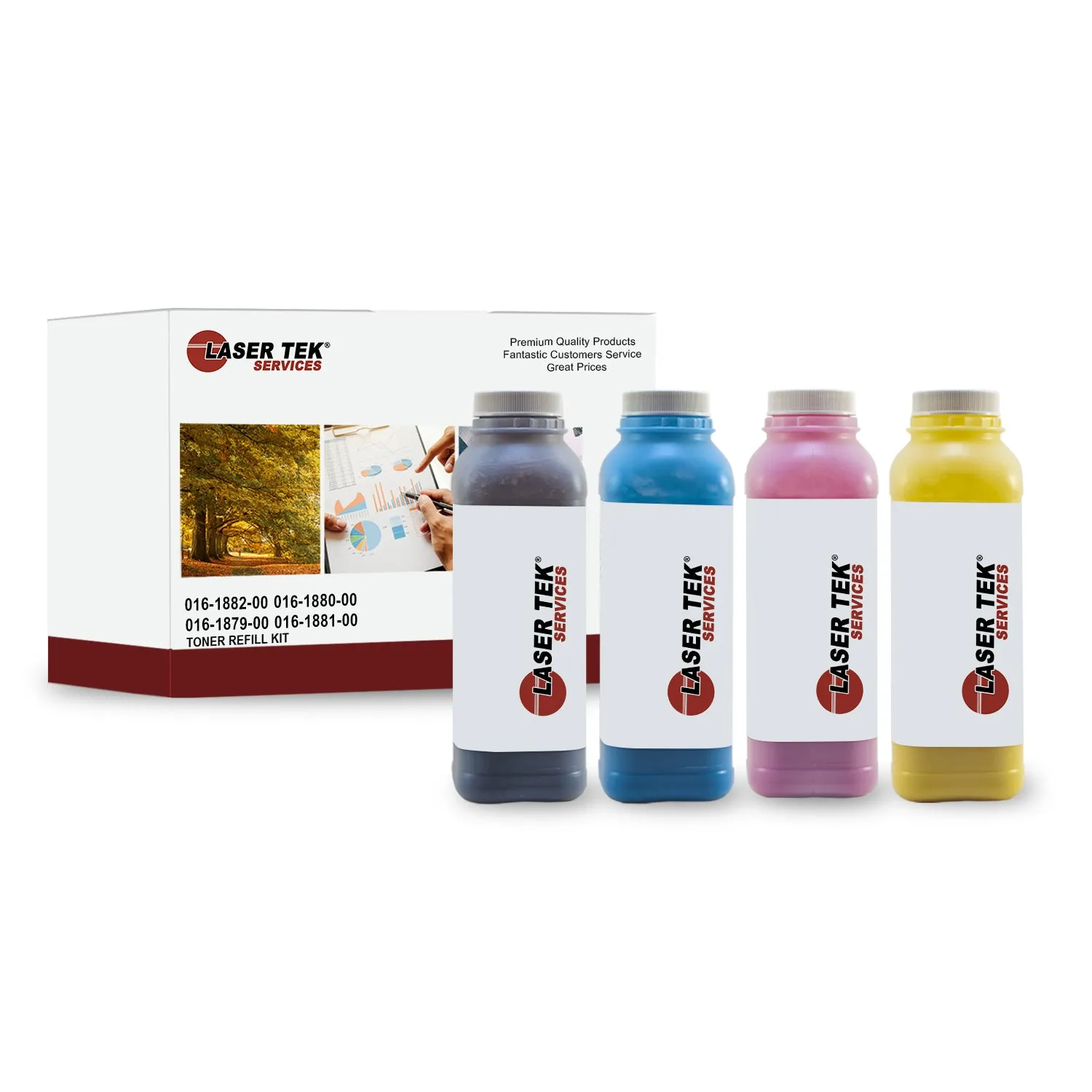 Xerox Phaser 7700 7700N 4 Pack High Yield Toner Refill Kit