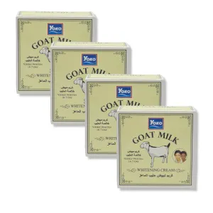 Yoko Goat Milk Whitening Cream (Pack Of 4, 4g Each)