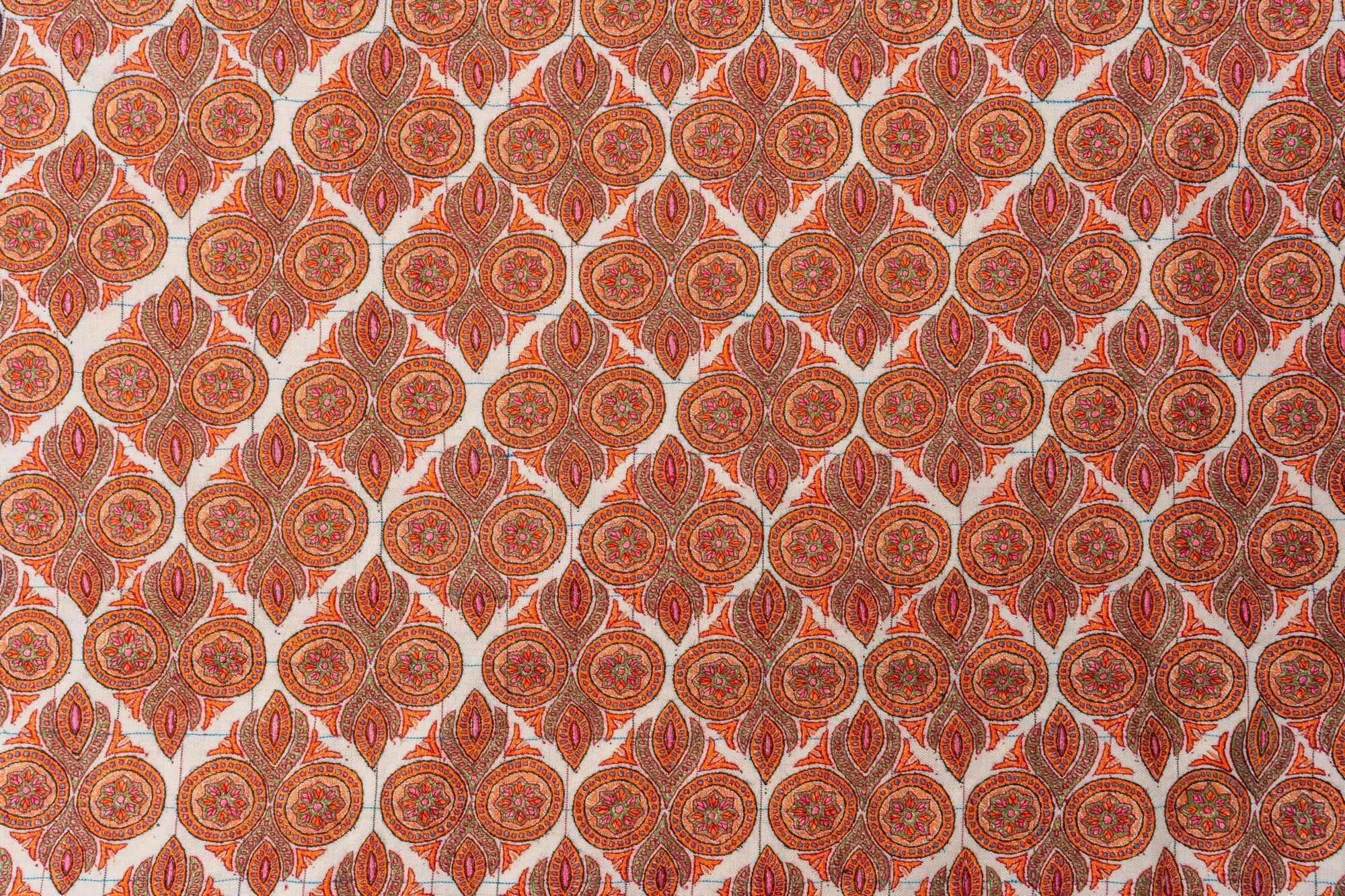 Zar Gulbahar: Pure Pashmina Jamawar Shawl with Heavy sozni Hand-Embroidery