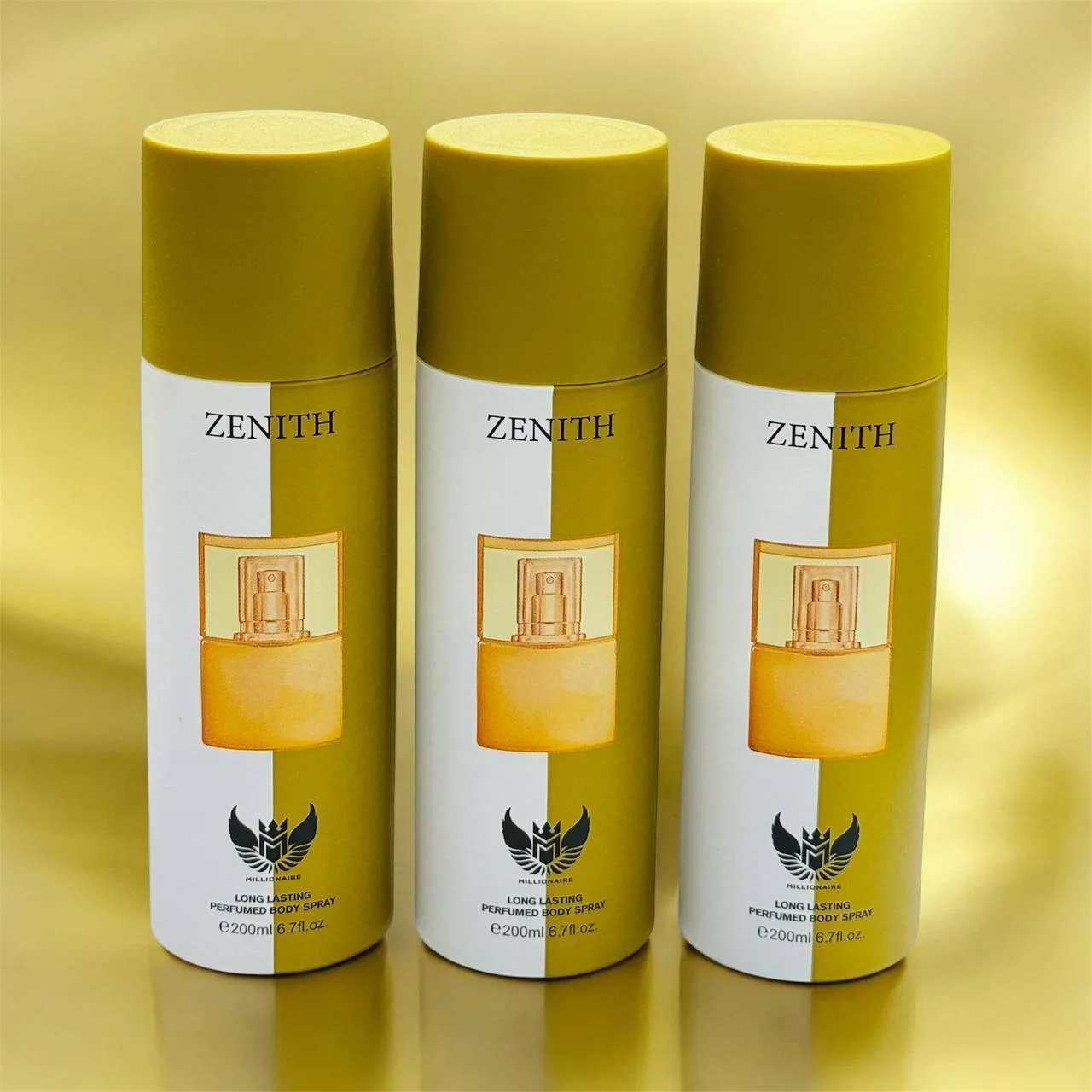 ZENITH Millionaire Long Lasting Perfumed Body Spray 200ml
