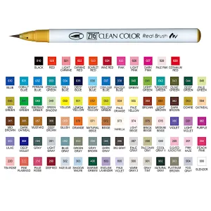 Zig Kuretake Clean Color Real Brush Pen